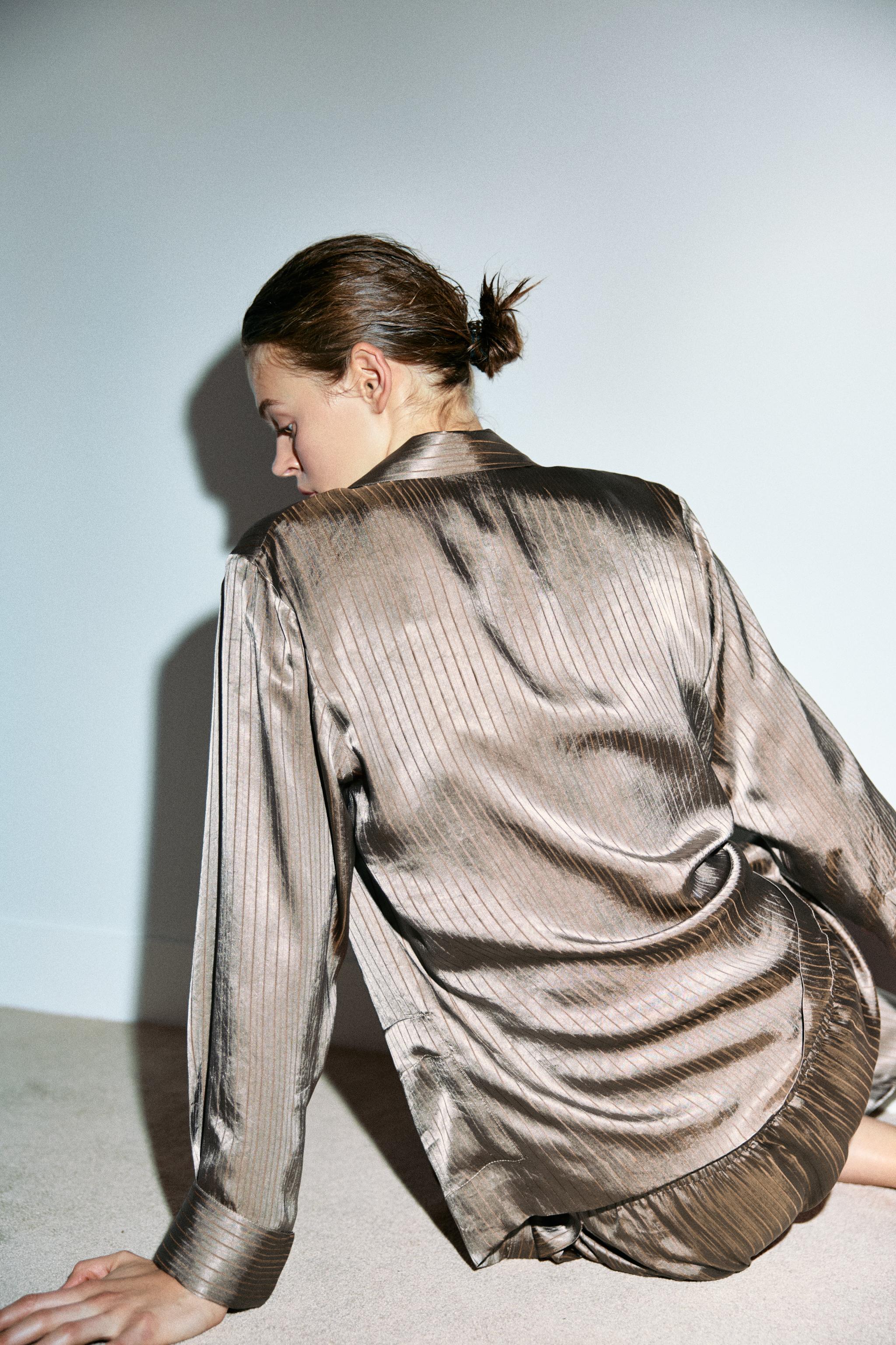 CHEMISE PYJAMA À RAYURES